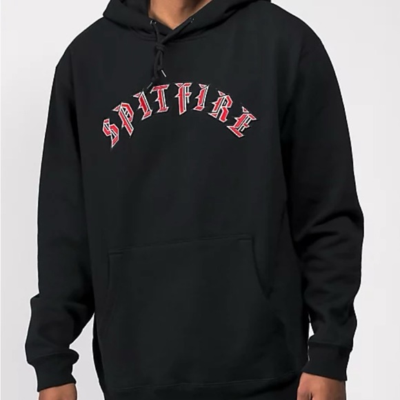 Spitfire Other - 🔴SPITFIRE BLACK HOODIE SIZE MEDIUM (PTP 22”)